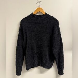 Super fuzzy Black Women's Sweater